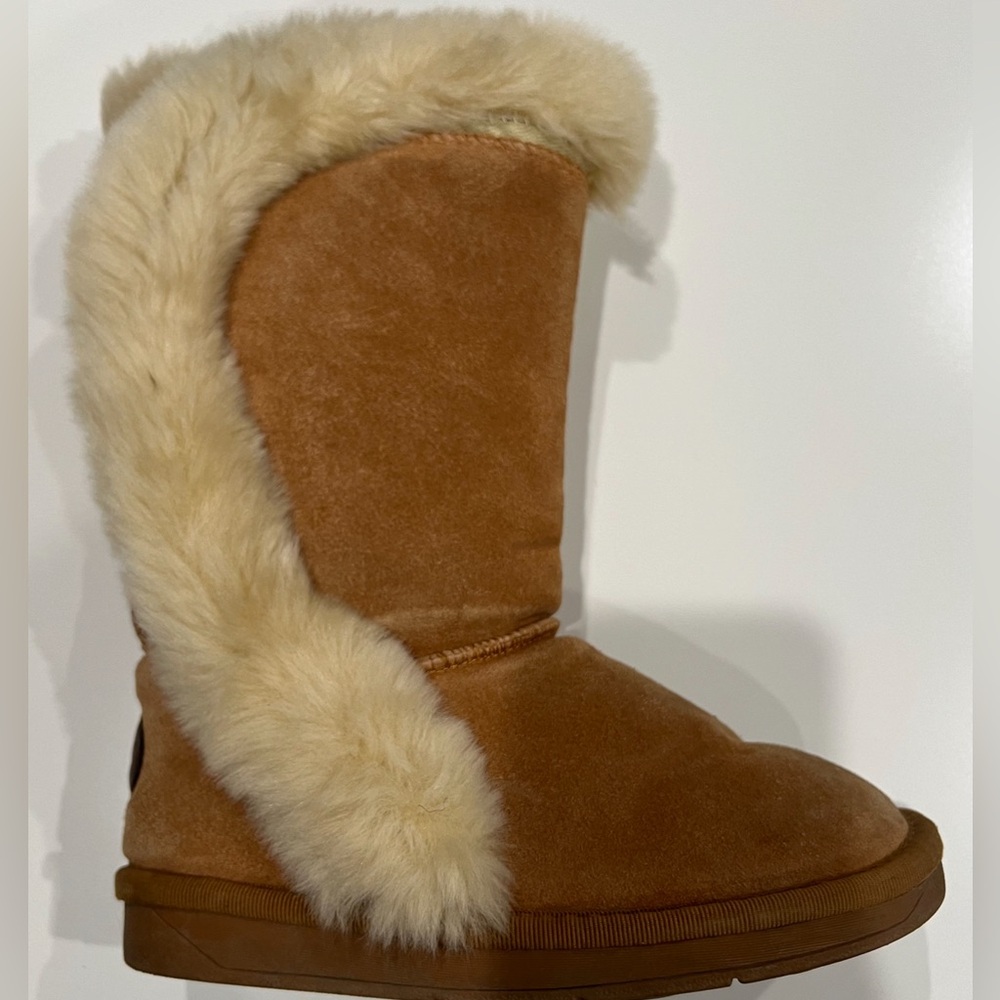 Kids Long Fluffy Boots
